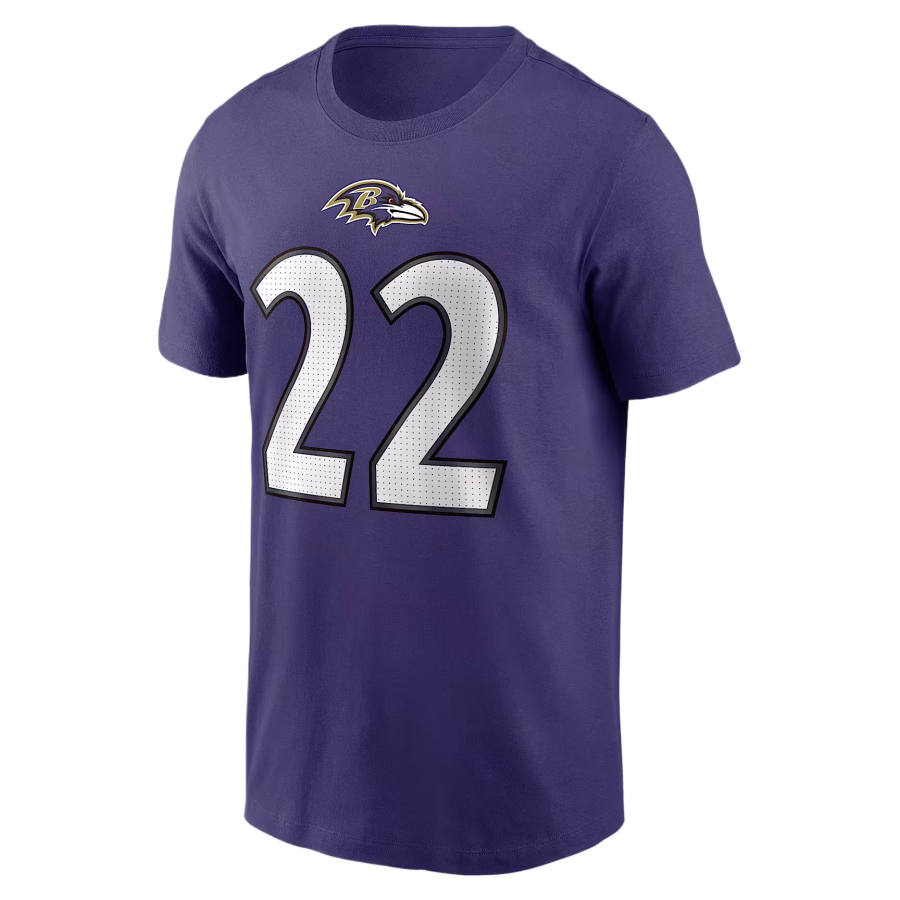 Nike Nike NFL T Shirts Men's Purple Crew Neck