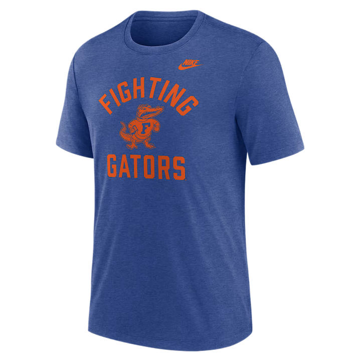 Nike Nike College T Shirts Men's Royal Crew Neck