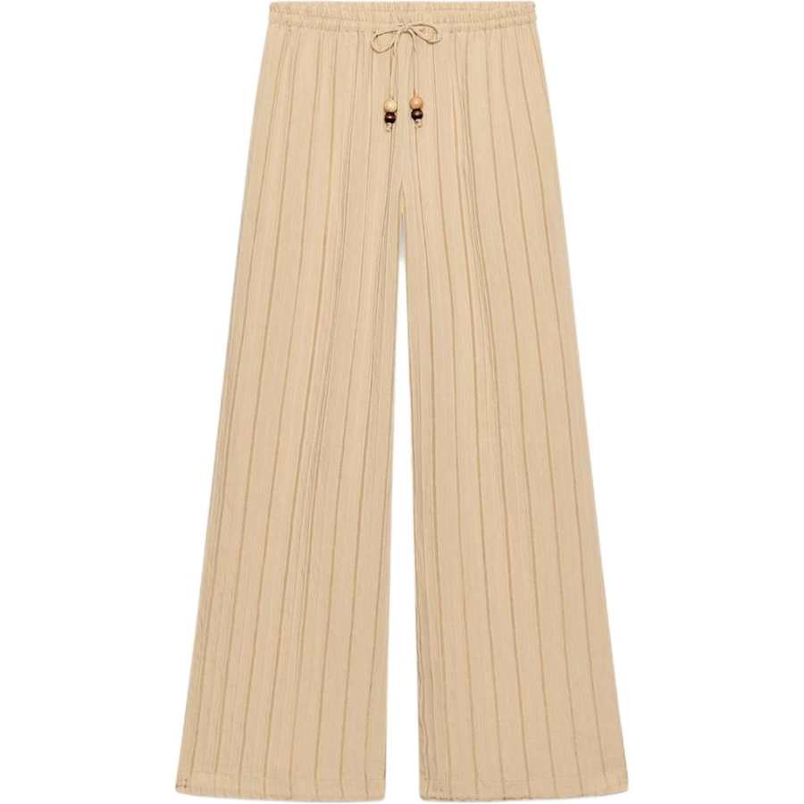 ZARA Casual Pants Women's Sand Moderate Wide Leg Pants
