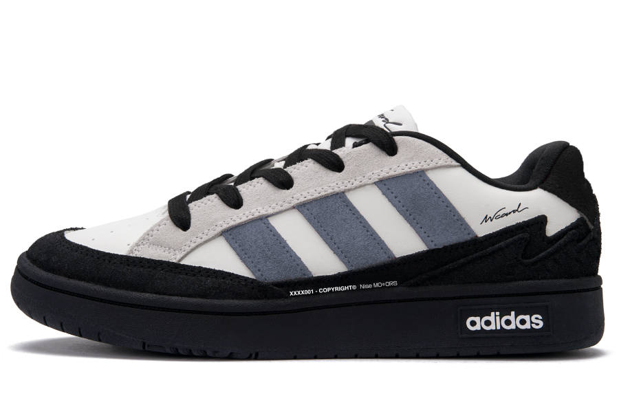 Adidas Adidas WCARD ADV Skateboard Shoes Unisex Low Top Black/White/Green