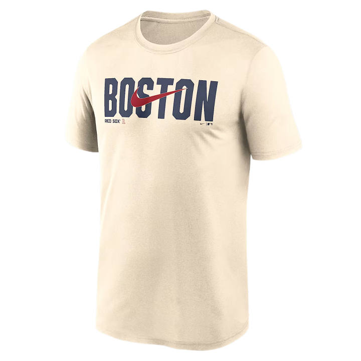 Nike Nike Dri Fit T Shirts Men's Cream Crew Neck Moderate