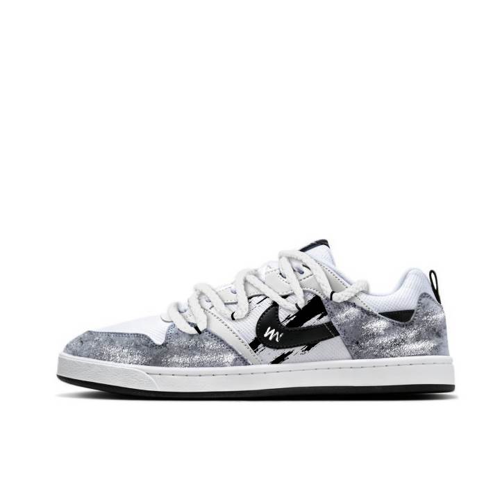 Nike Nike SB Alleyoop Skateboard Shoes Unisex Low Top Black/White