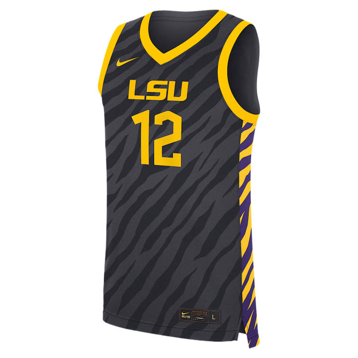 Nike Nike Basketball Jerseys Unisex Anthracite V Neck Moderate