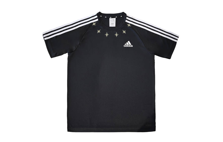 Adidas Adidas Football T Shirts Unisex Black Crew Neck Moderate