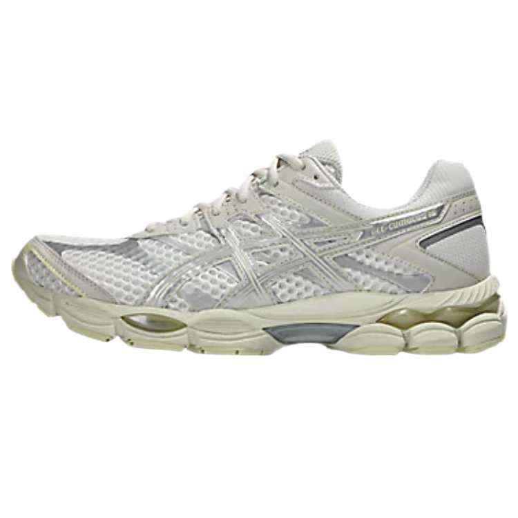 ASICS Gel Cumulus 16 Training Shoes Men's Low Top Cream/Pure Silver