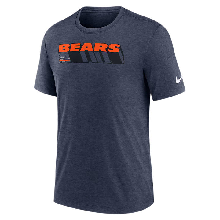 Nike Nike NFL T Shirts Men's Marine Heather Crew Neck