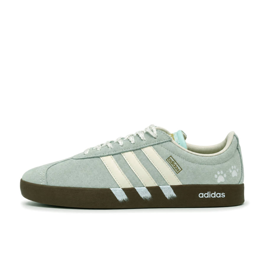 Adidas Adidas Vl Court Classic German Army Trainers Unisex Low Top Mint Green