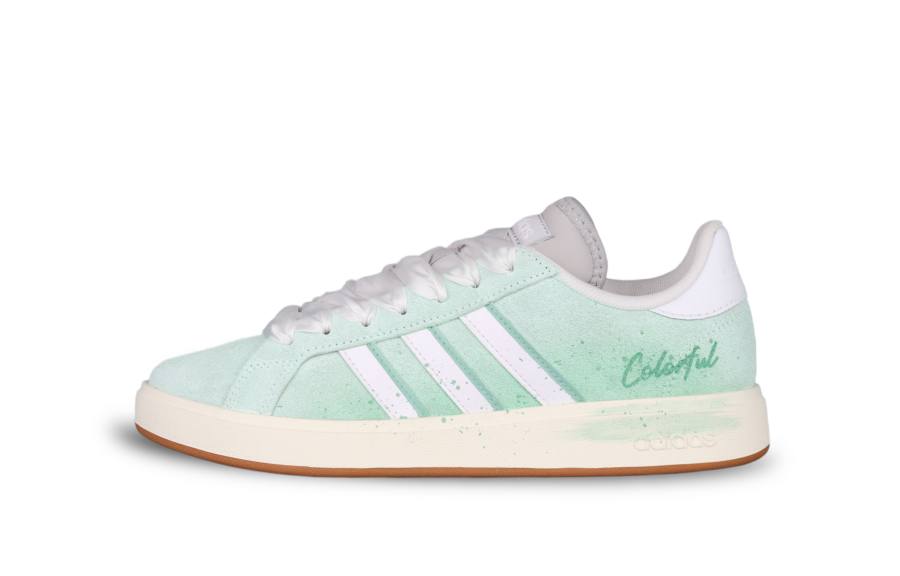 Adidas Adidas Grand Court Base 00s Skateboard Shoes Unisex Low Top Light Green