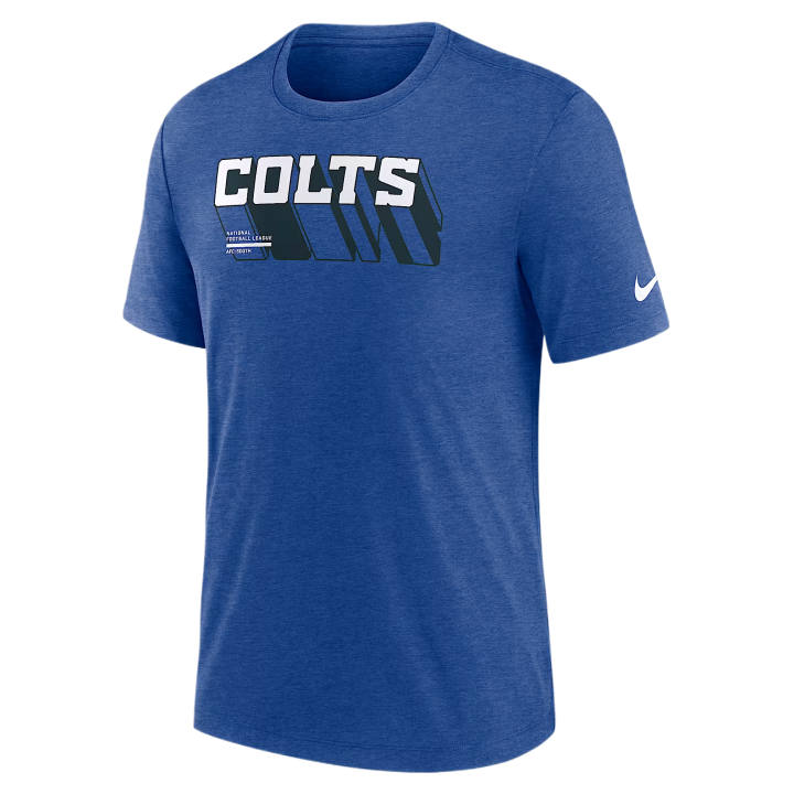 Nike Nike NFL T Shirts Men's Royal Heather Sports Crew Neck