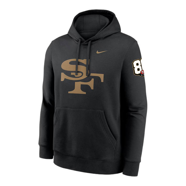 Nike Nike NFL Sweatshirts Men's Black Hooded Non Detachable Moderate