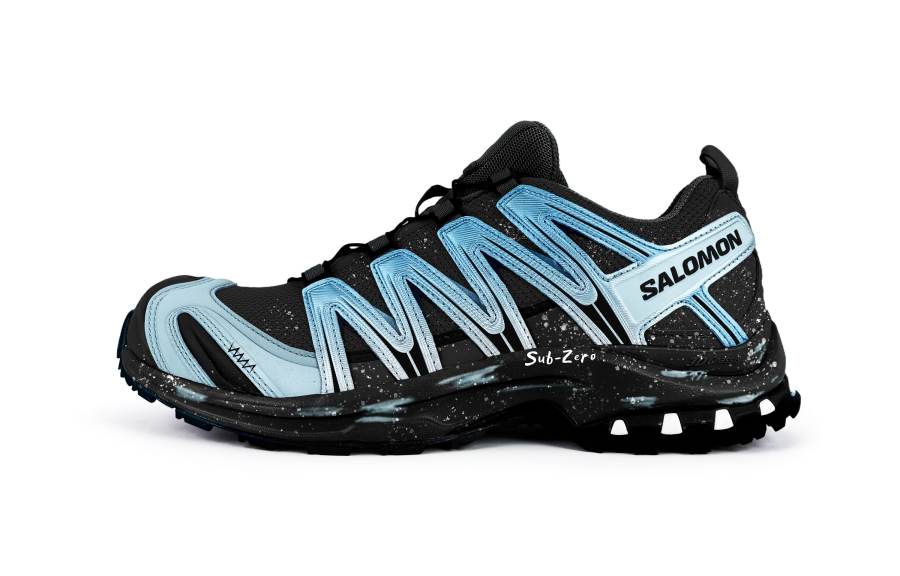 SALOMON XA PRO 3D Outdoor Shoes Unisex Low Top Black Blue