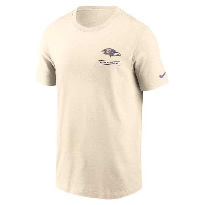 Nike Nike NFL T Shirts Men's Natural Crew Neck Moderate