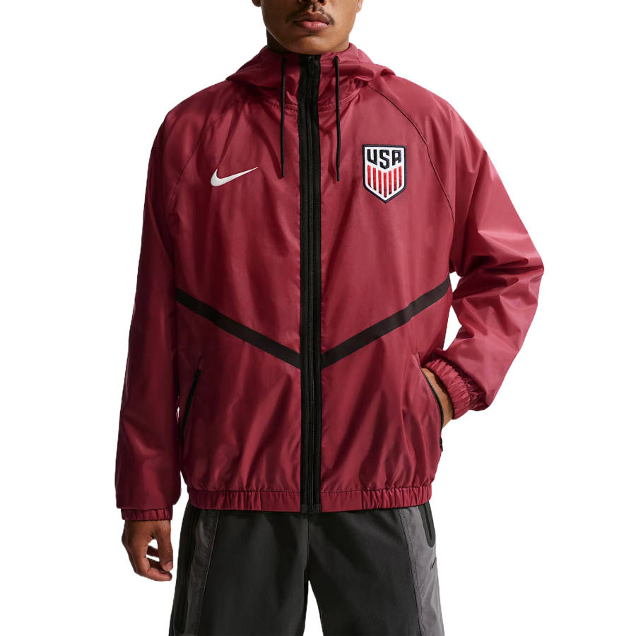 Nike Nike Jackets Men's Red Team/Sail White/Sail White Hooded Non Detachable Moderate Other