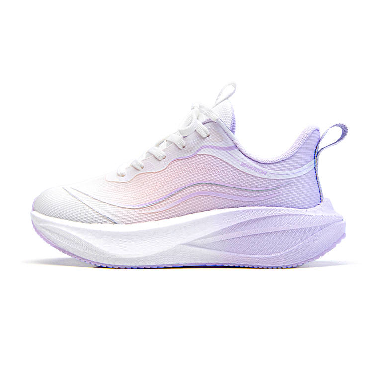 WARRIOR Running Shoes Women's Low Top White Purple Pink