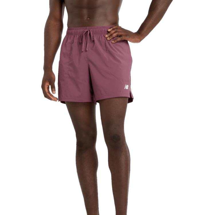 New Balance New Balance Sports Shorts Men's Faded Plum Color Moderate