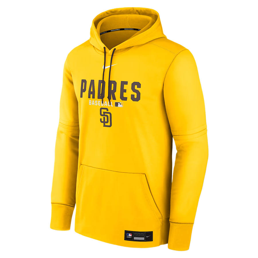 Nike Nike Therma Sweatshirts Men's Gold Hooded Non Detachable Moderate