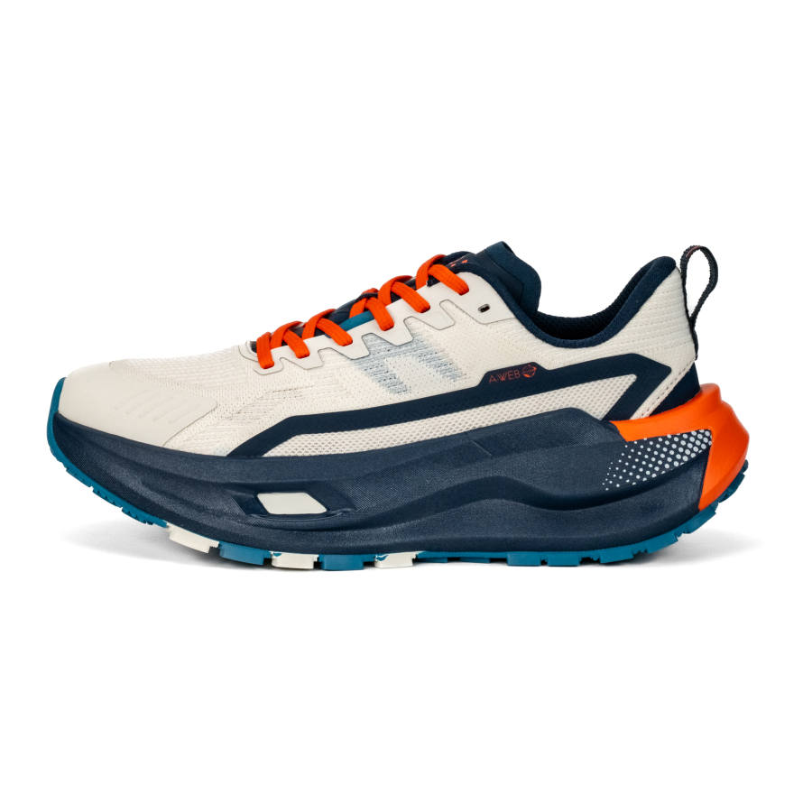 ANTA Kunlun Outdoor Shoes Men's Low Top Digital Mist Gray/Ink Navy