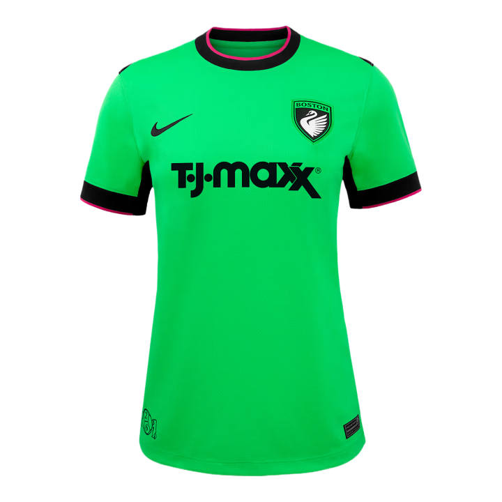 Nike Nike Boston Heritage Soccer Jerseys Women's Green Impact Crew Neck Moderate