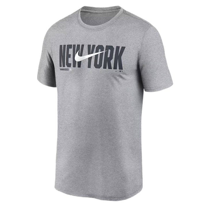 Nike Nike Dri Fit T Shirts Men's Gray Heather Crew Neck Moderate