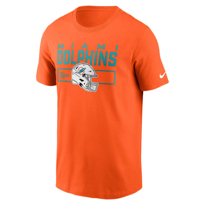 Nike Nike NFL T Shirts Men's Orange Crew Neck Moderate