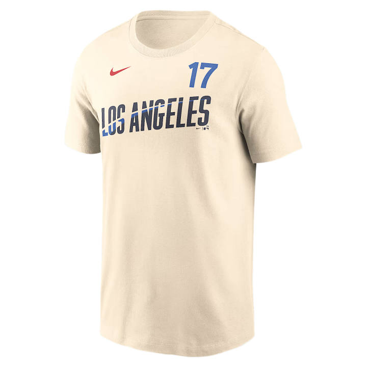 Nike Nike X MLB T Shirts Men's Natural Crew Neck Moderate