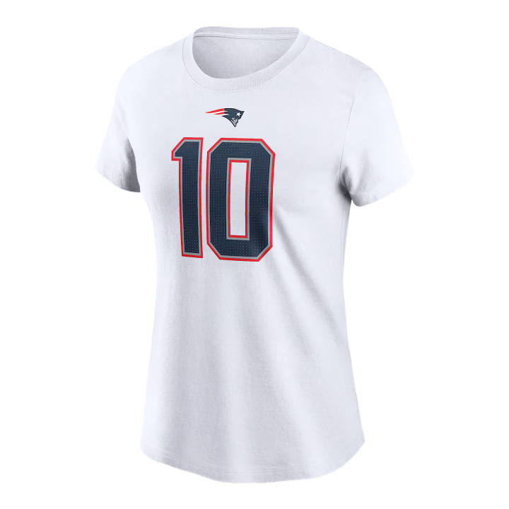 Nike Nike NFL T Shirts Women's White Crew Neck Moderate