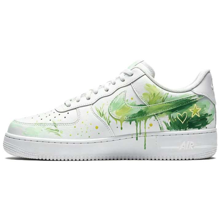Nike Nike Air Force 1 Skateboard Shoes Unisex Low Top Green