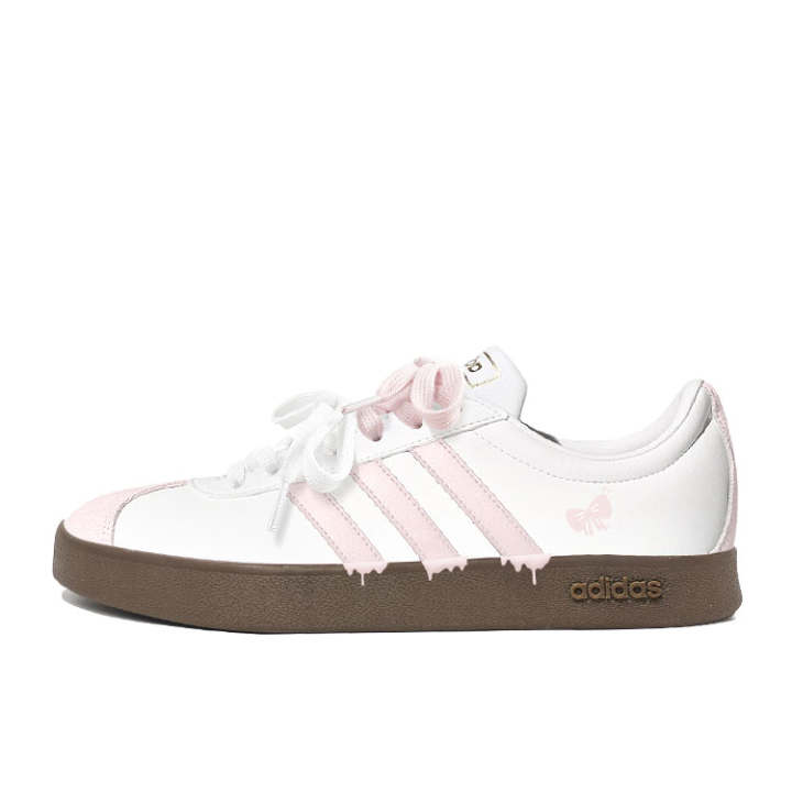 Adidas Adidas Vl Court Classic Skateboard Shoes Unisex Low Top White