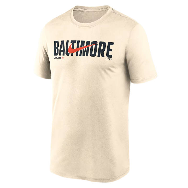 Nike Nike Dri Fit T Shirts Men's Cream Crew Neck Moderate