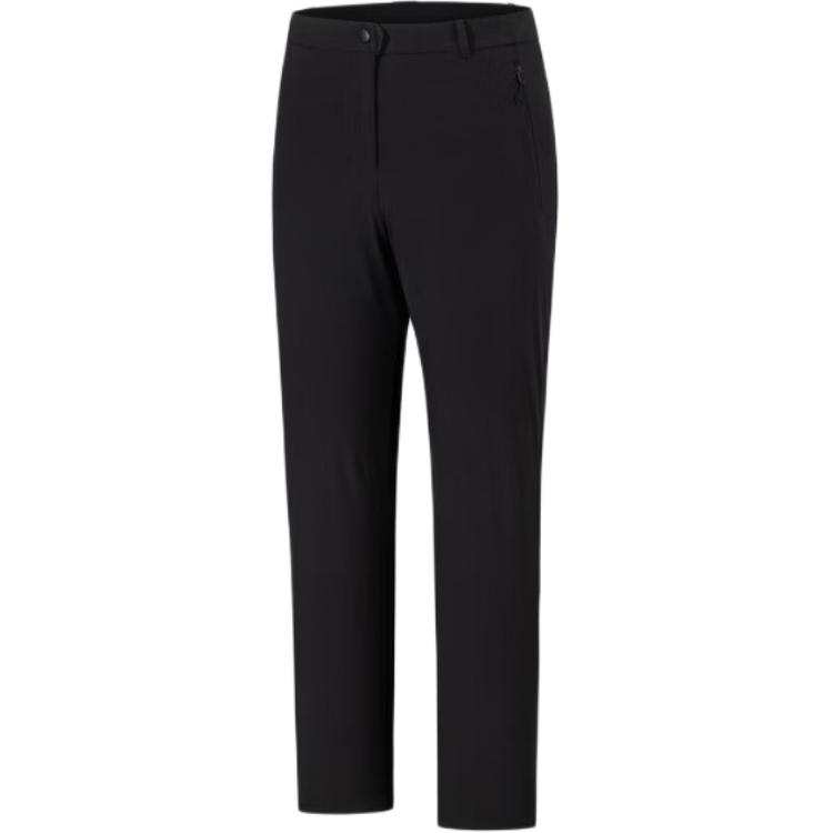 ANTA Quick Dry Pants Women's Black Moderate Straight Fit Pants