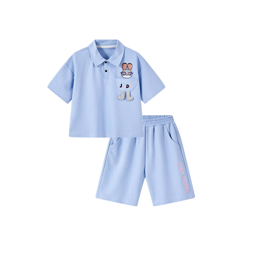 Disney Kids Casual Sportswear Lapel Moderate