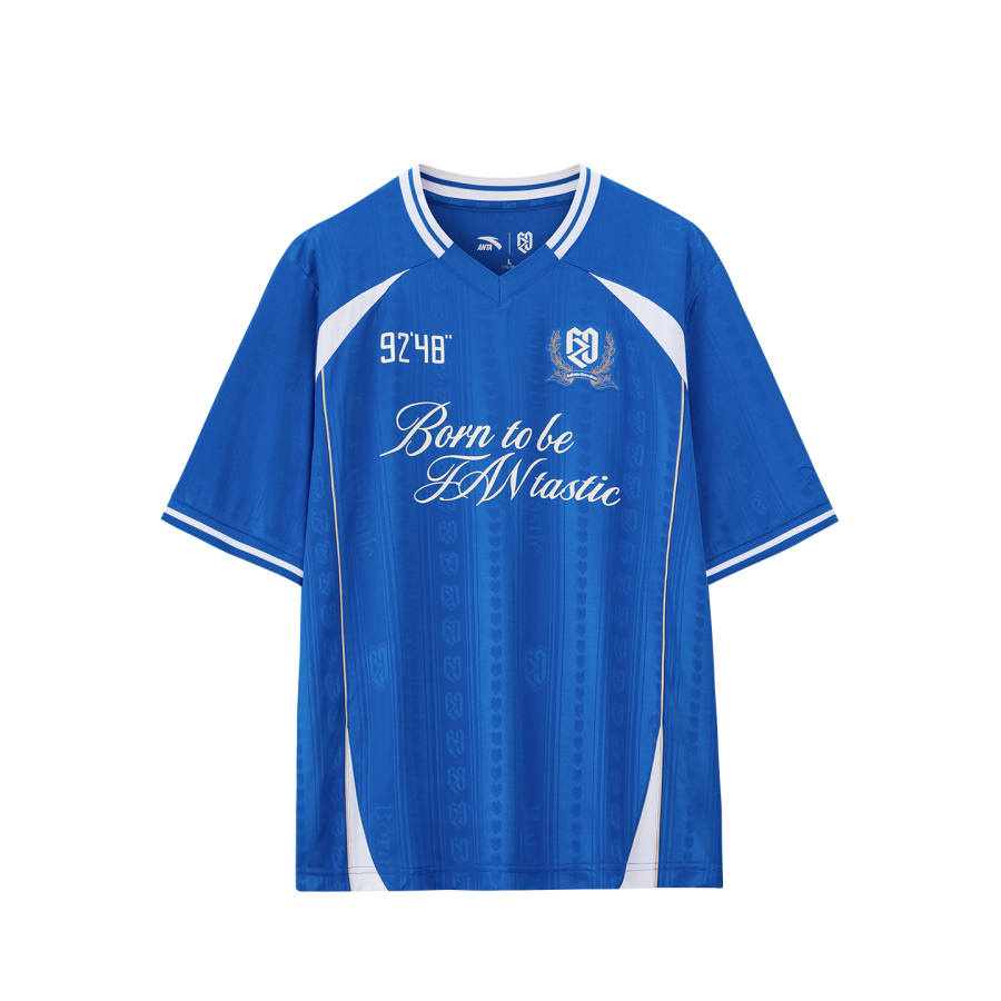 ANTA Feng Zhendong T Shirts Unisex Wood Vine Blue 2 V Neck