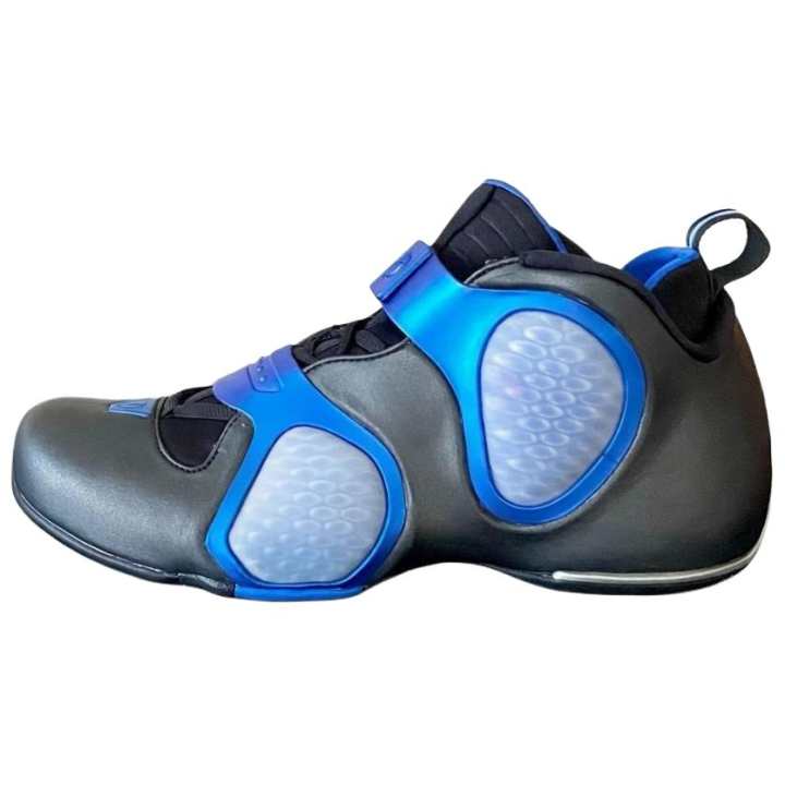 Nike Nike Air Flightposite 3 Breathable Basketball Shoes Unisex Black Blue
