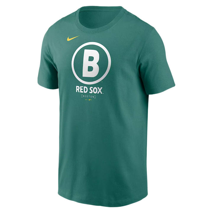 Nike Nike X MLB T Shirts Men's Green Crew Neck Moderate