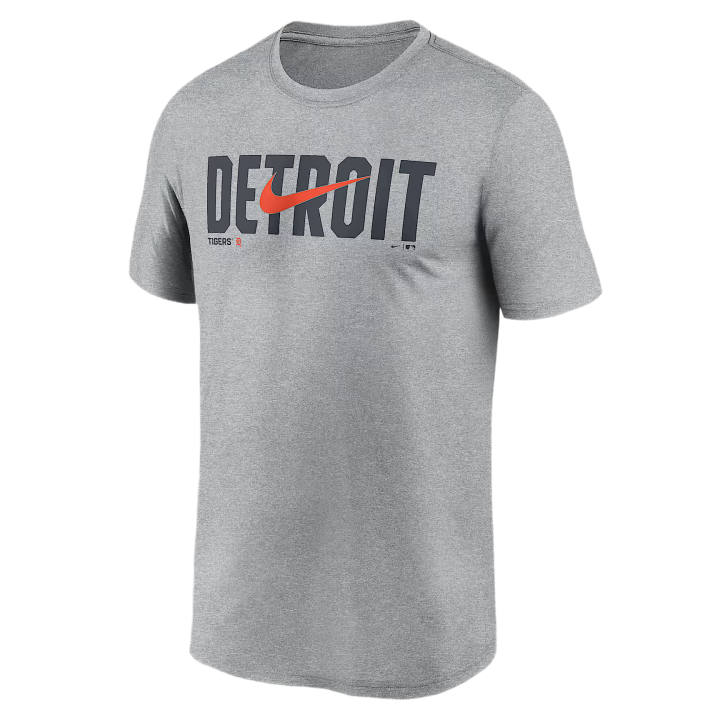 Nike Nike Dri Fit T Shirts Men's Gray Heather Crew Neck Moderate