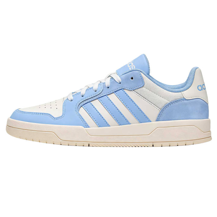 Adidas Adidas ENTRAP Skateboard Shoes Unisex Low Top Bright White/Glossy Blue