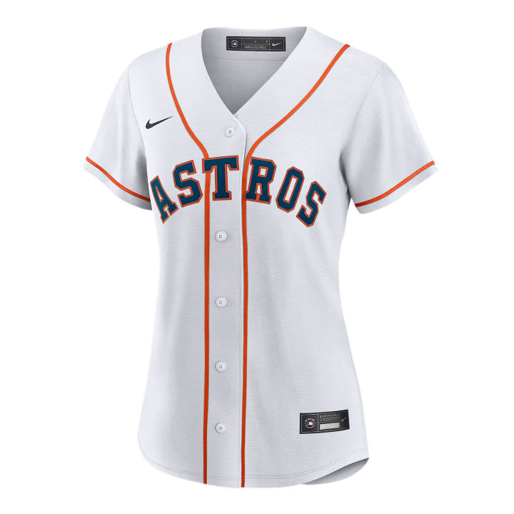 Nike Nike Houston Astros Sportswear Women's White V Neck Moderate