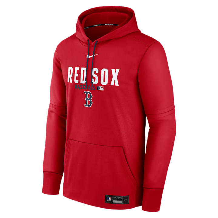 Nike Nike Therma Sweatshirts Men's Sports Red Hooded Non Detachable Moderate