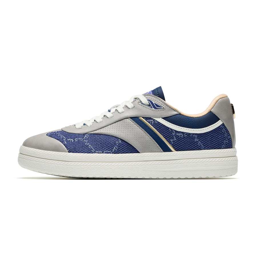 ANTA Feng Zhendong Skateboard Shoes Men's Low Top Dusk Purple/Durable Gray