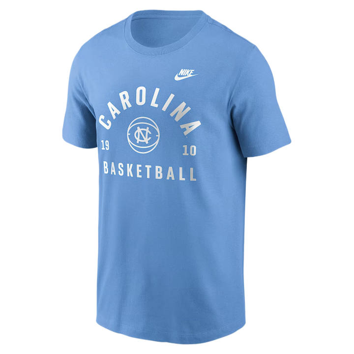 Nike Nike College T Shirts Men's Courage Blue Crew Neck