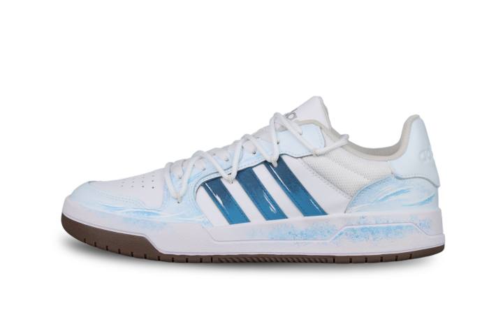 Adidas Adidas ENTRAP Skateboard Shoes Unisex Low Top White/Light Blue