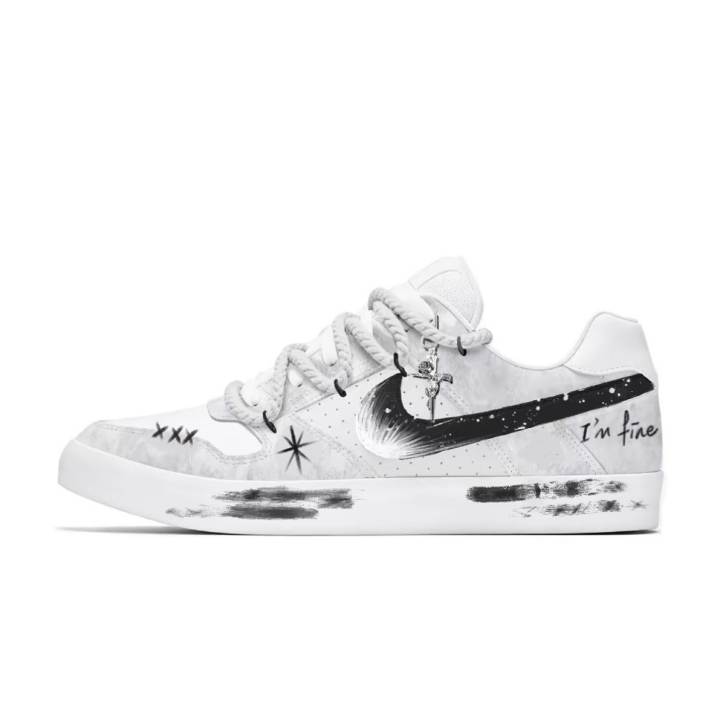 Nike Nike SB Delta Skateboard Shoes Unisex Low Top Gray/Black/White