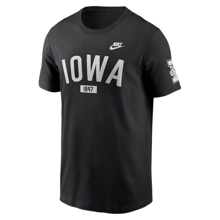 Nike Nike T Shirts Men's Black Crew Neck Moderate