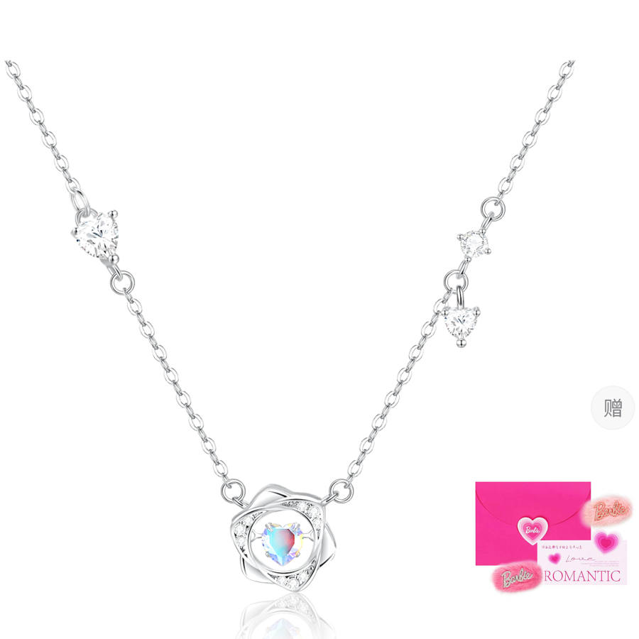 Barbie Crystal Necklaces Women's