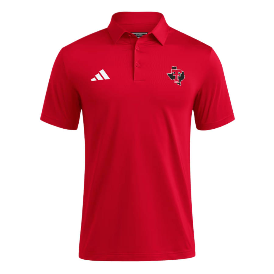 Adidas Adidas Ultimate365 Polo Shirts Men's Team Power, Red/White Polo Collar Moderate Other