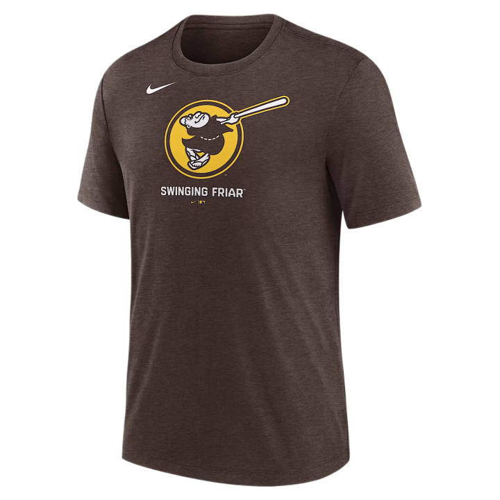 Nike Nike T Shirts Men's Brown Crew Neck Moderate