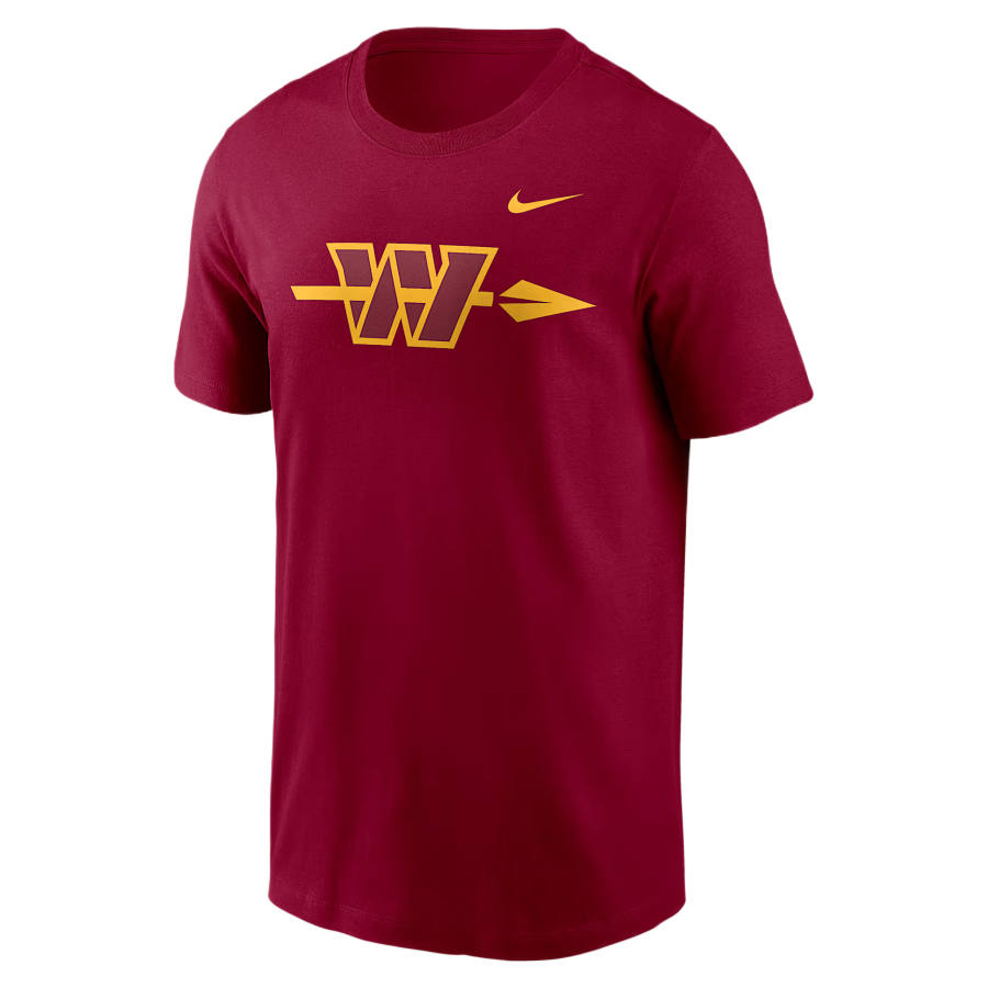 Nike Nike NFL T Shirts Men's Burgundy Red Crew Neck Moderate