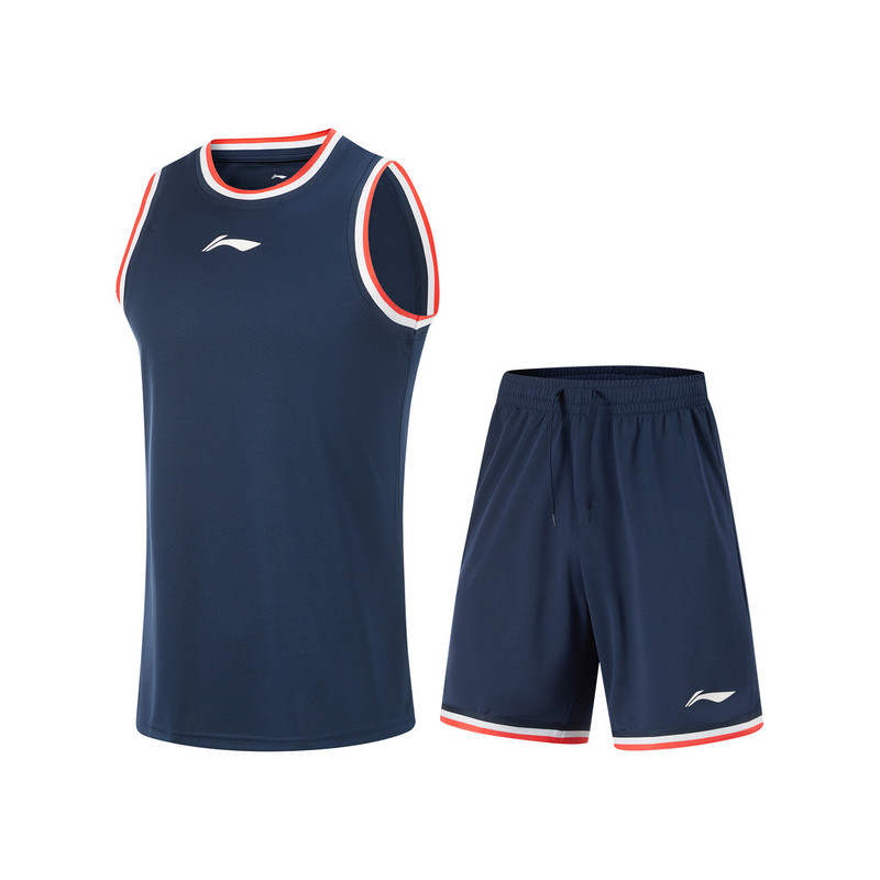 Li-Ning Li Ning Professional Basketball Collection Basketball Suits Men's Crew Neck Thin