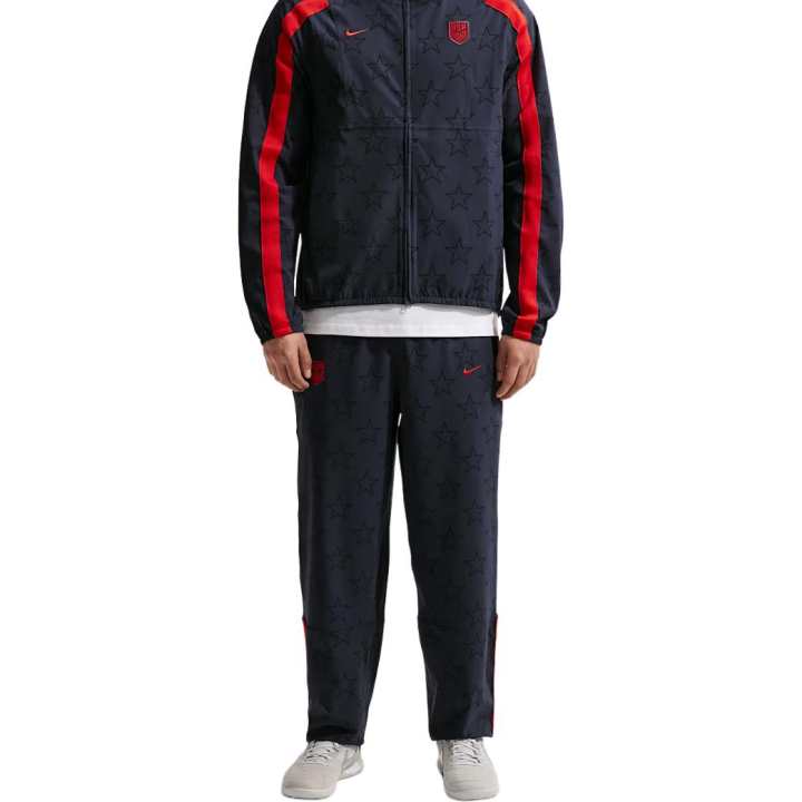 Nike Nike Dri Fit Soccer Bottoms Men's Dark Obsidian Black/University Red/University Red Moderate Cuffed Pants