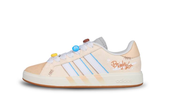 Adidas Adidas Grand Court Base 00s Skateboard Shoes Unisex Low Top Custard